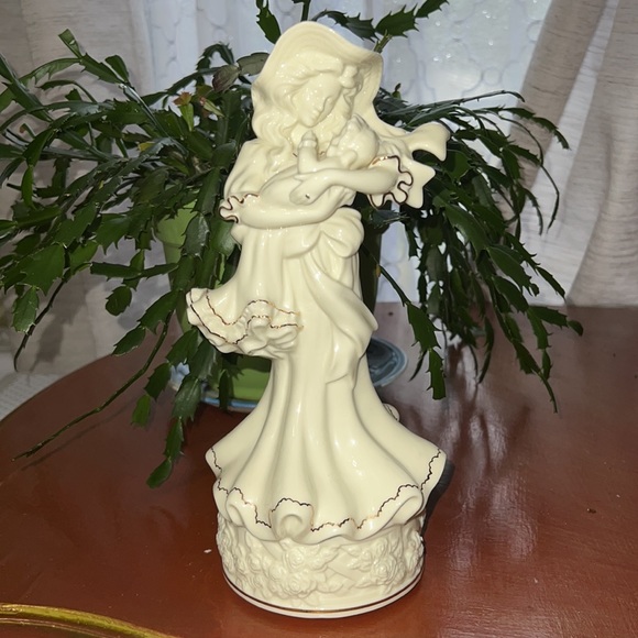 Rare San Francisco Music Box Co Maureen Drdak Porcelain Figurine Mom and Baby - Picture 5 of 9